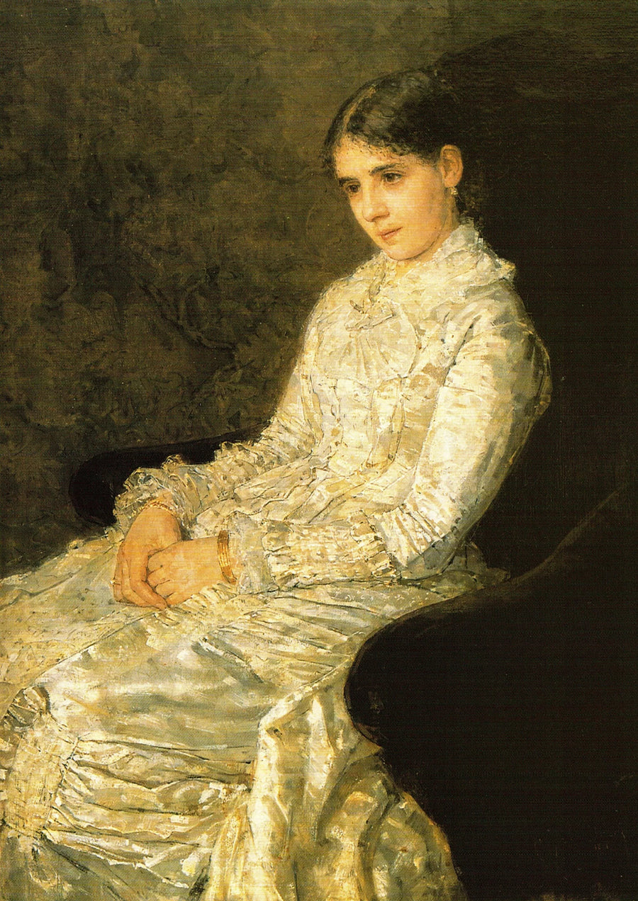 Portræt af Nanette Enthoven-Enthoven (1852-1883) - Isaac Israels