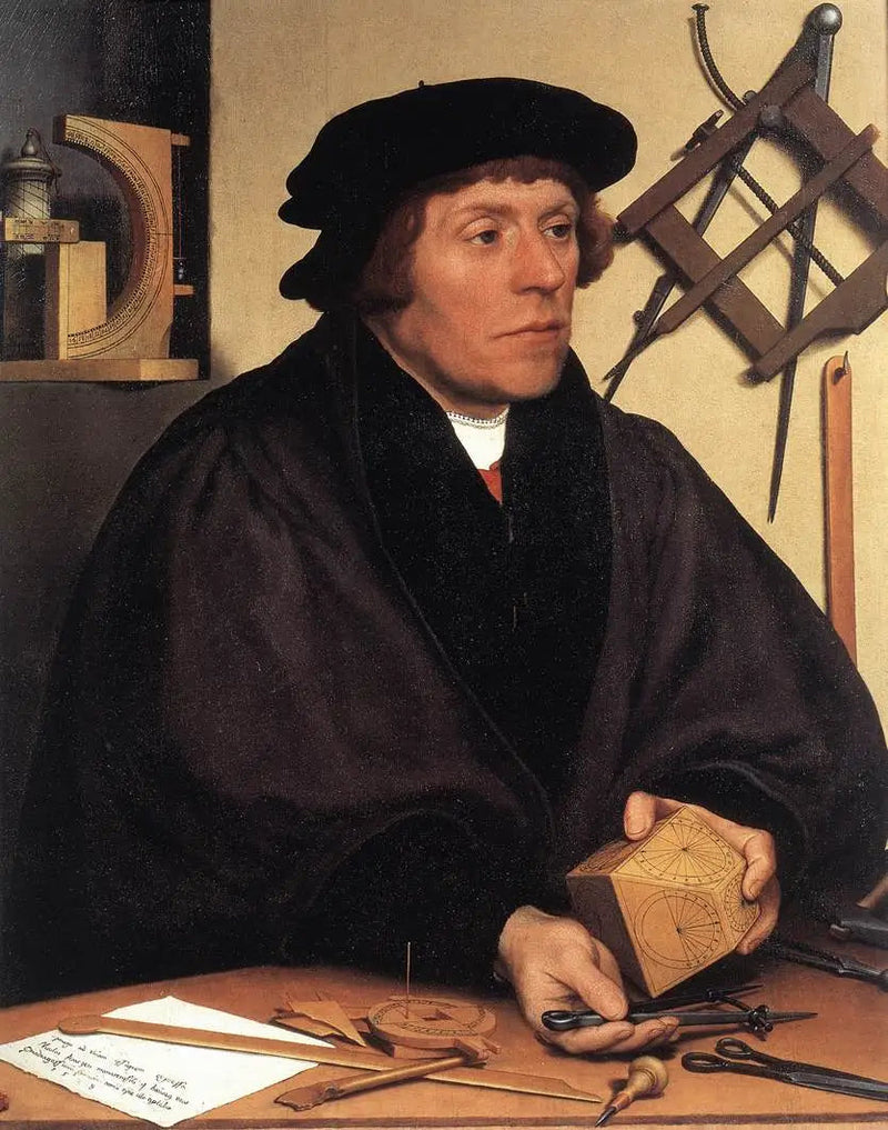 Portræt af Nicolas Kratzer - Hans Holbein den Yngre