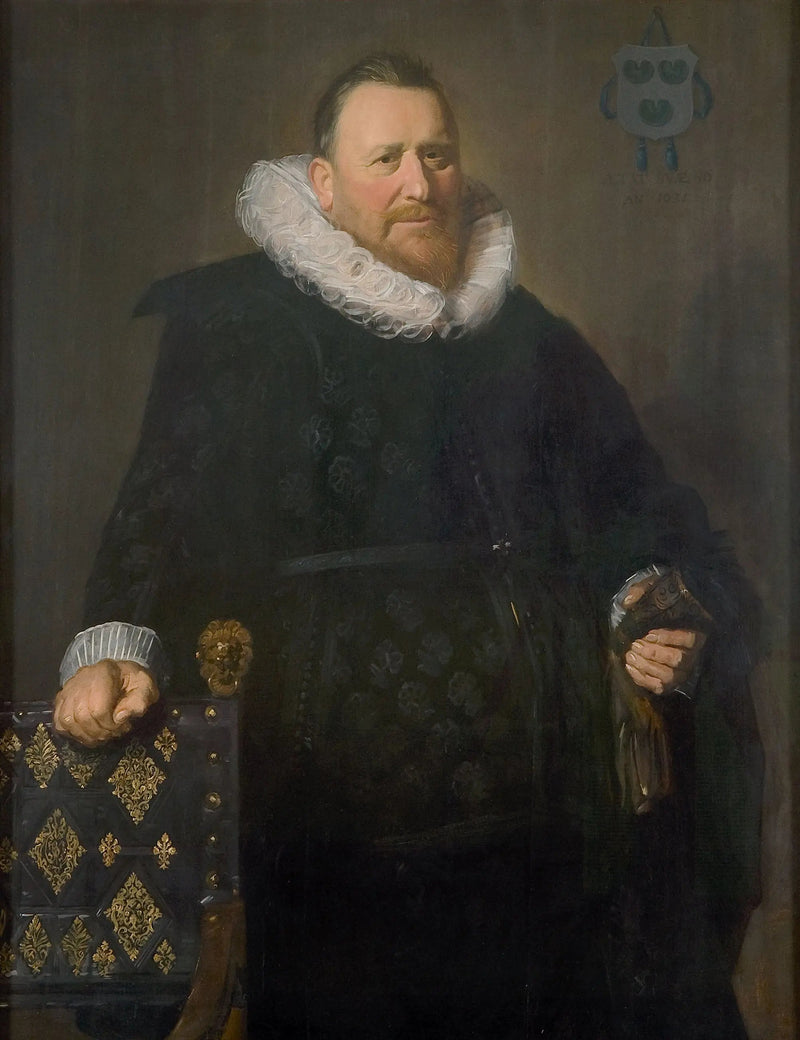 Portrait af Nicolas van der Meer (1574- ) - Frans Hals