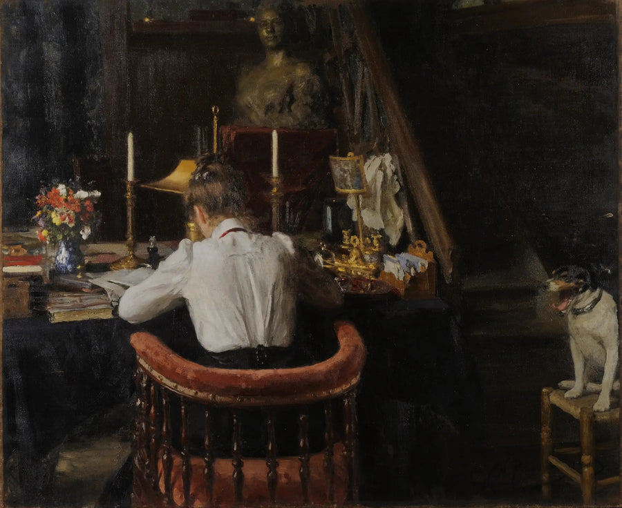 Portrait de Nordman-Severova - Ilya Repin