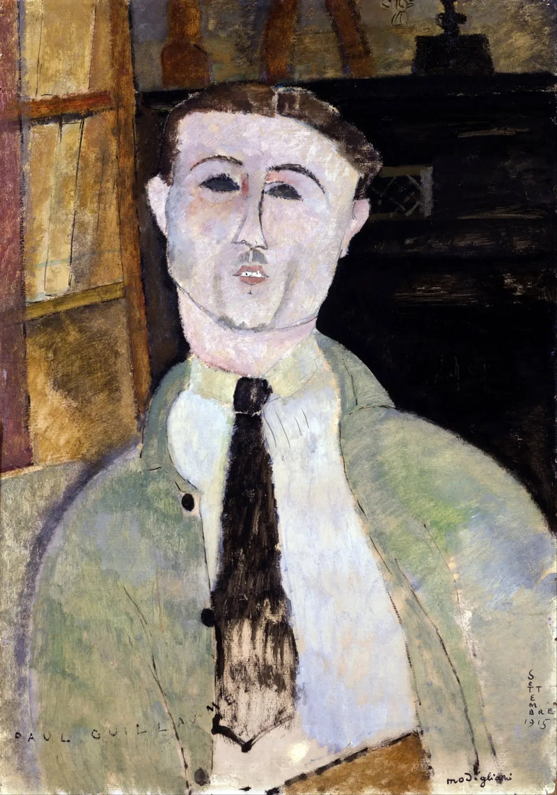 Portræt af Paul Guillaume - Amedeo Modigliani