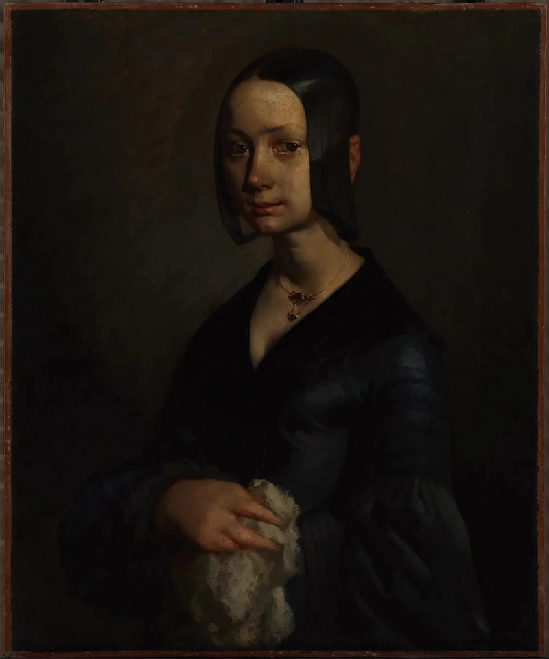 Portrait af Pauline-Virginie Ono - Jean-François Millet