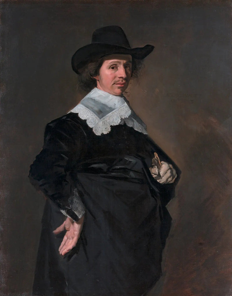 Portrait af Paulus Verschueren (1606-1667) - Frans Hals