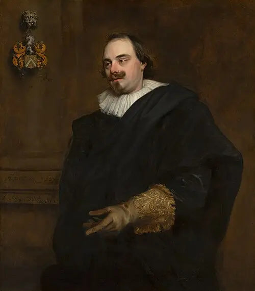 Portræt af Peeter Stevens - Antoine van Dyck