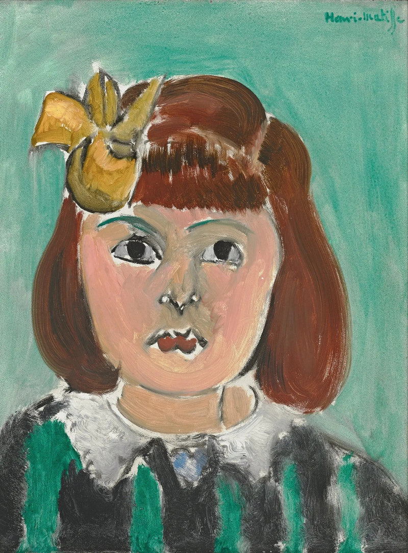 Portræt af lille pige - Henri Matisse