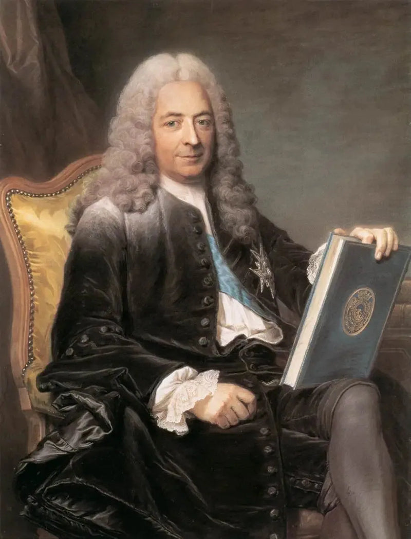 Portræt af Philibert Orry (1689-1747) - Maurice-Quentin de La Tour