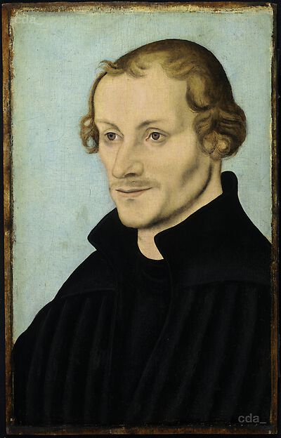 Portræt af Philipp Melanchthon (1497-1560) - Lucas Cranach den Ældre