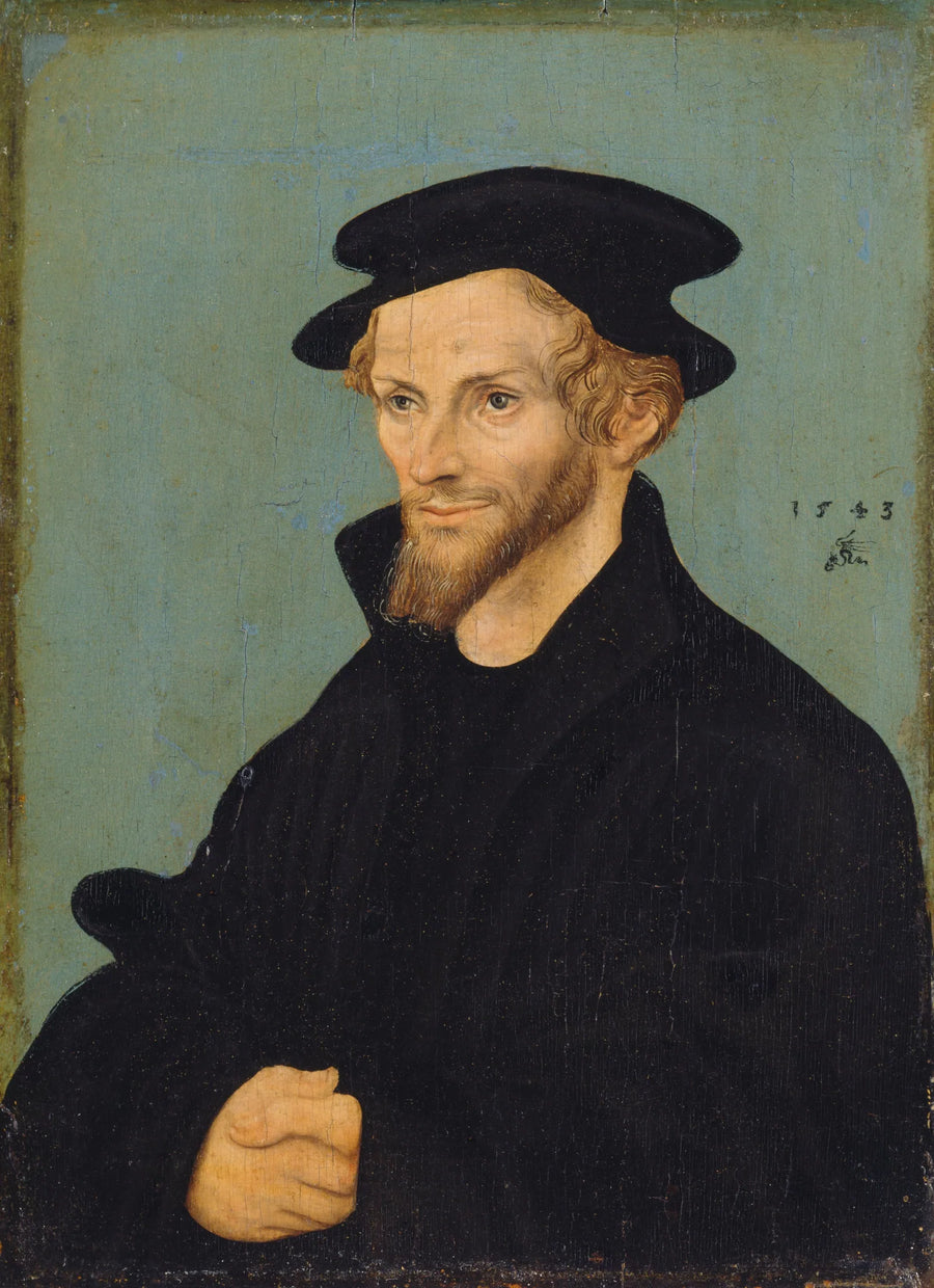 Portræt af Philipp Melanchthon - Lucas Cranach den Ældre