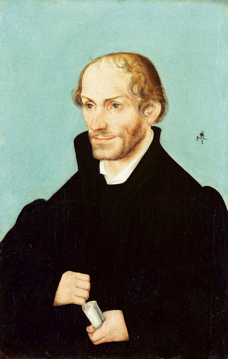 Portræt af Philipp Melanchthon - Lucas Cranach den Ældre