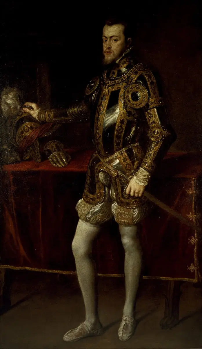 Portræt af Filip II af Spanien - Peter Paul Rubens