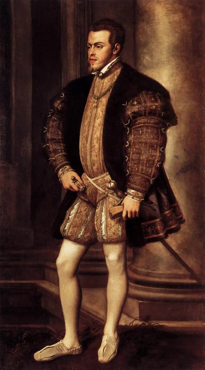 Portræt af Filip II af Spanien - Titian