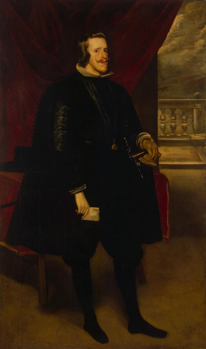 Portræt af Filip IV, kongen af Spanien - Diego Velázquez