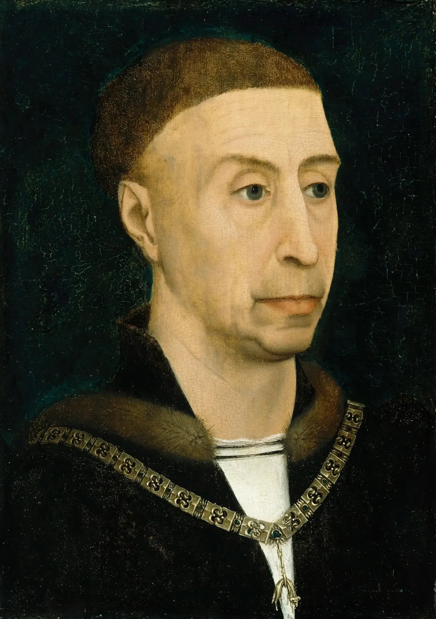 Portræt af Filips den gode, hertug af Bourgogne - Rogier van der Weyden