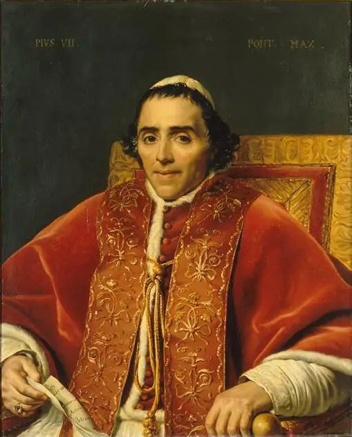 Portræt af Pave VII - Jacques-Louis David