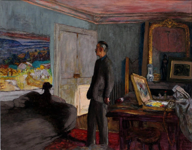 Portrait af Pierre Bonnard - Édouard Vuillard