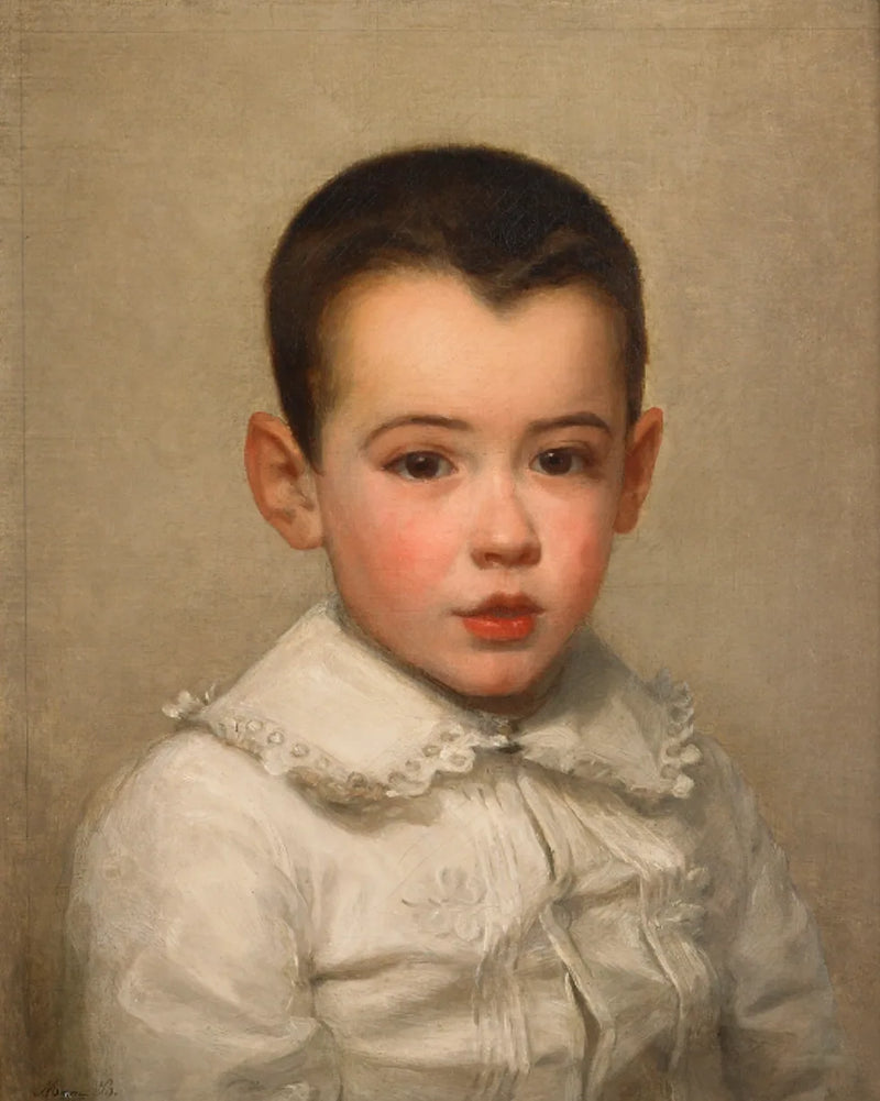 Portræt af Pierre Bracquemond som barn - Marie Bracquemond