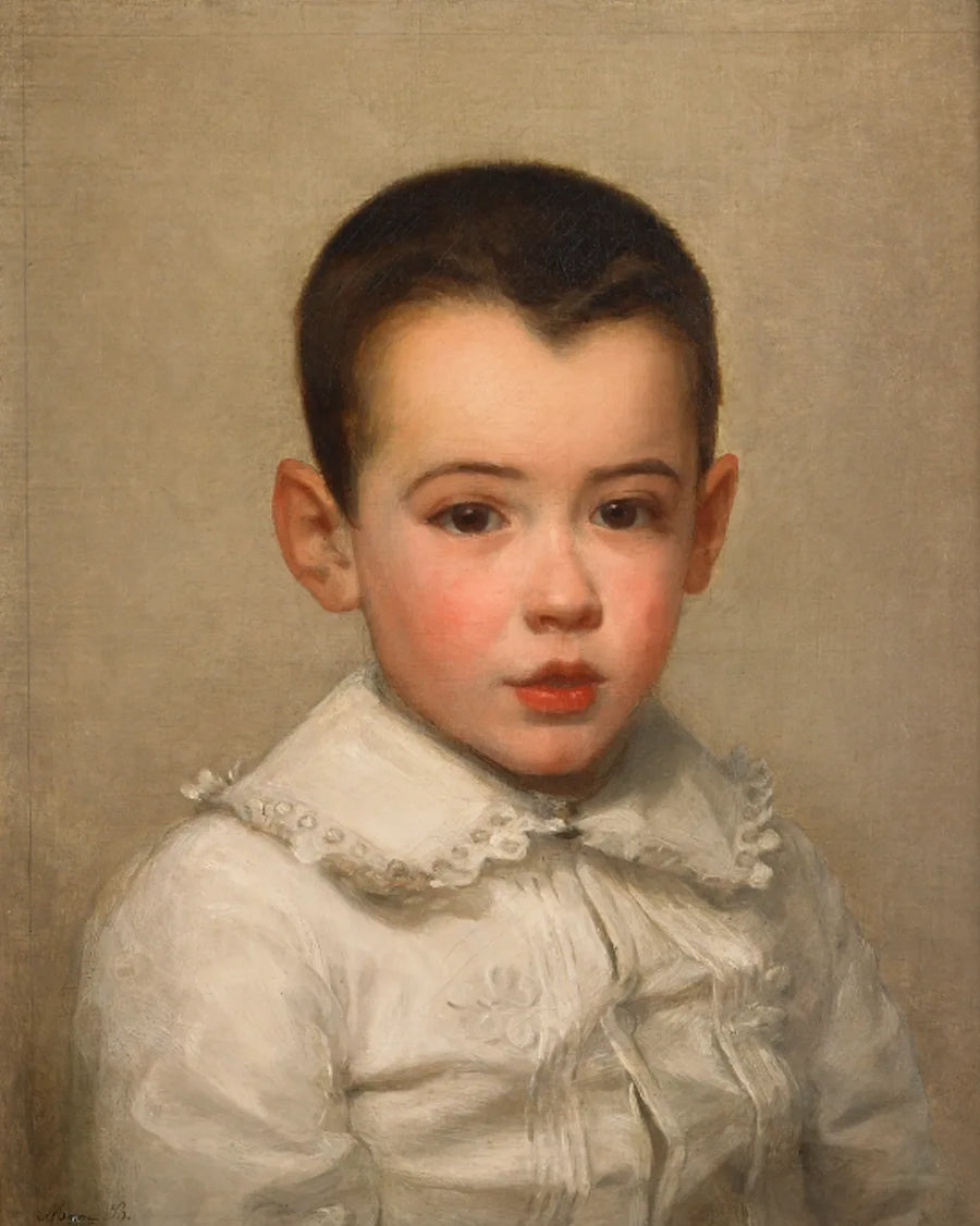 Portræt af Pierre Bracquemond som barn - Marie Bracquemond