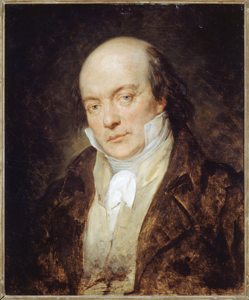 Portræt af Pierre-Jean de Béranger - Ary Scheffer