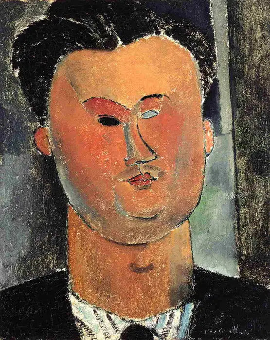 Portræt af Pierre Reverdy - Amedeo Modigliani