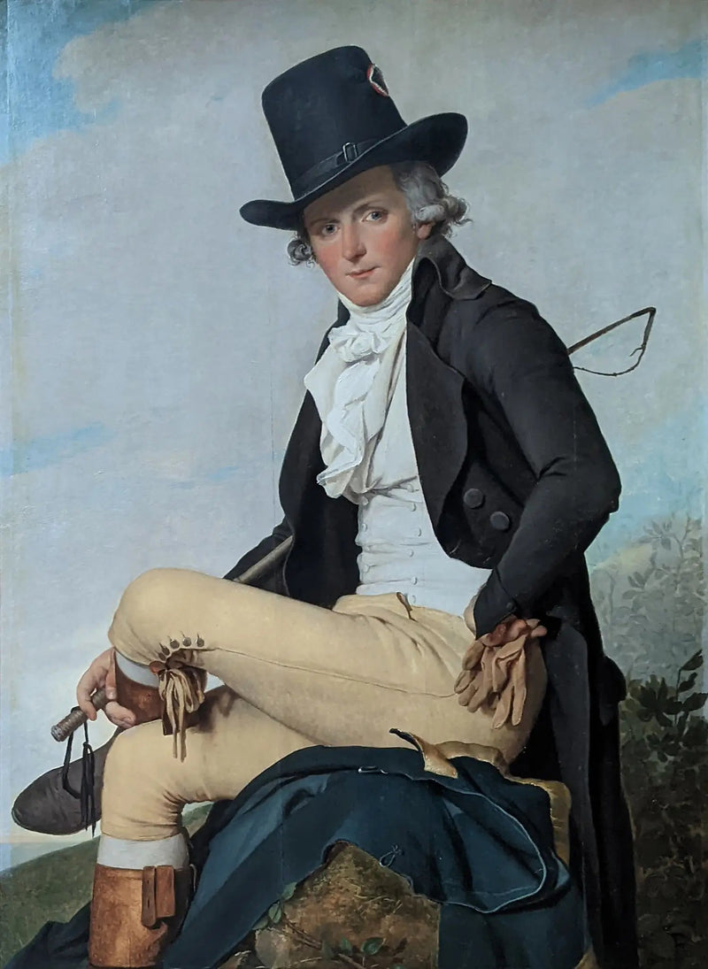 Portræt af Pierre Sériziat - Jacques-Louis David