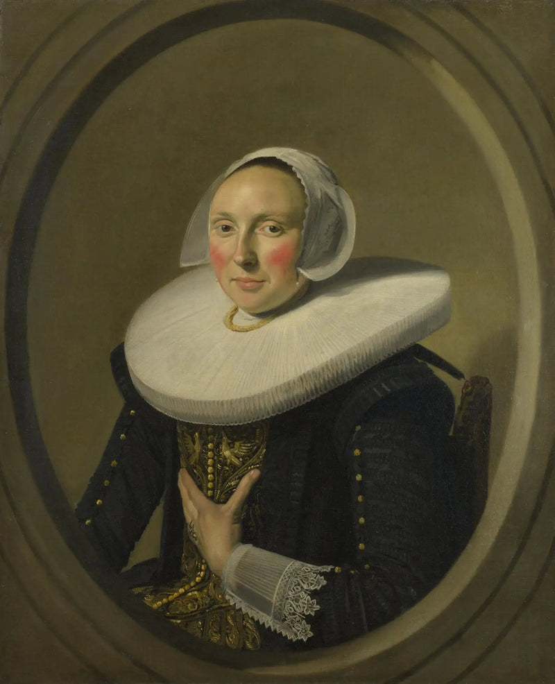 Portrait de (muligvis) Maria Larp ( -1675) - Frans Hals