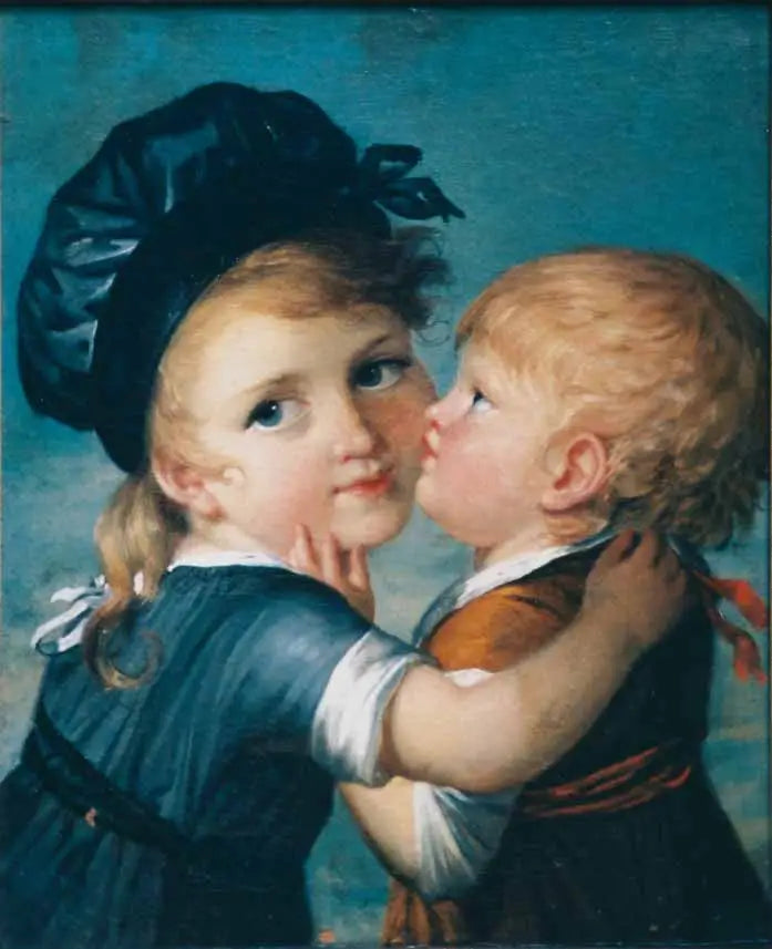 Portræt af Prosper og Denys Benoist, søn af kunstneren - Marie-Guillemine Benoist