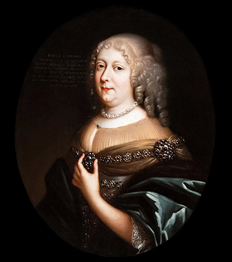 Portræt af Raymonde de Sade - Pierre Mignard
