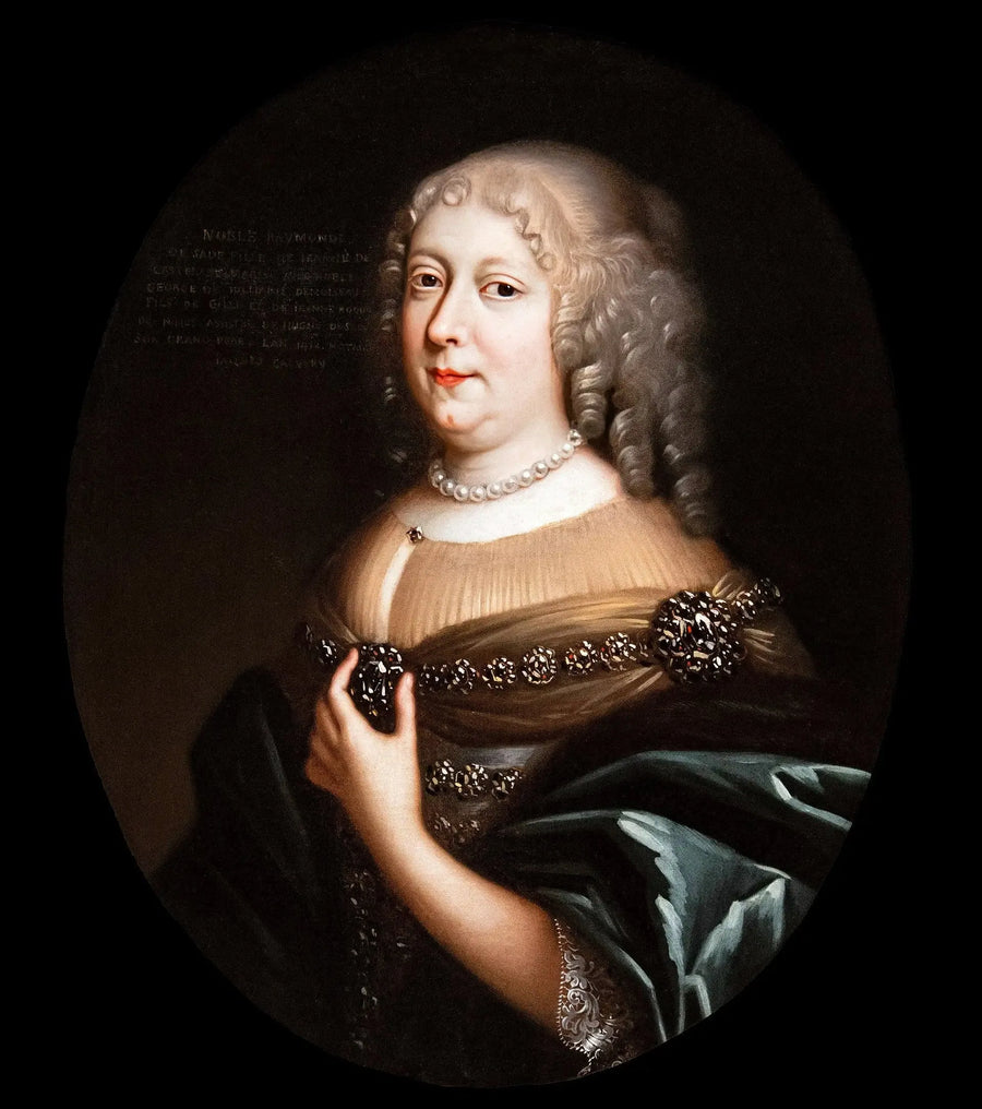 Portræt af Raymonde de Sade - Pierre Mignard
