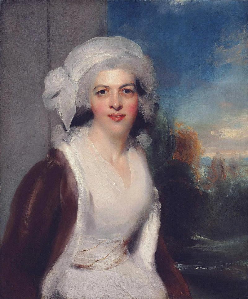 Portræt af Rebecca Cornwall, Lady Simeon (død i 1830) - Thomas Lawrence
