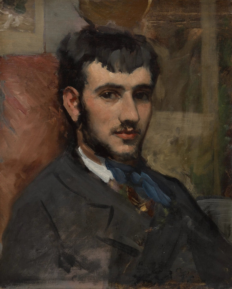 Portræt af Renoir - Frédéric Bazille
