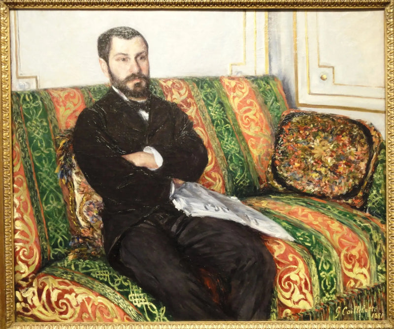 Portræt af Richard Gallo - Gustave Caillebotte