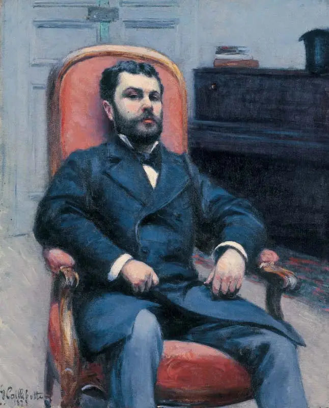 Portræt af Richard Gallo - Gustave Caillebotte
