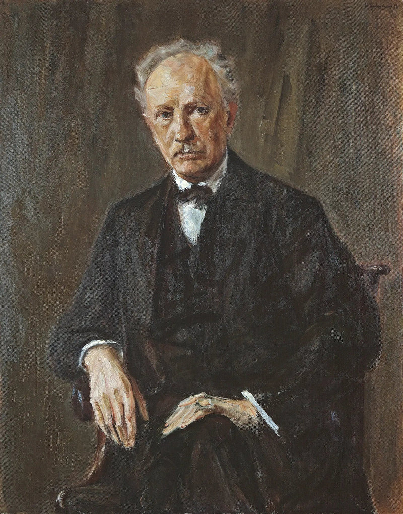 Portrait af Richard Strauss - Max Liebermann