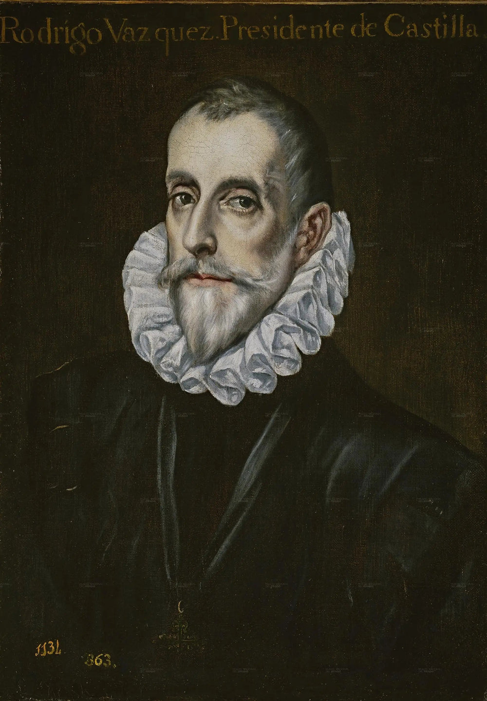 Portrait de Rodrigo Vázquez de Arce - El Greco image 1 reproduction de peinture à l’huile