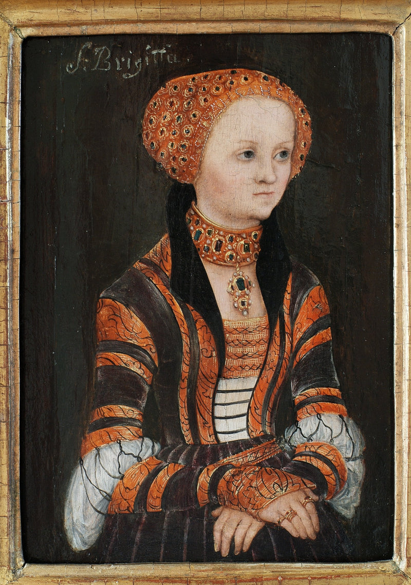 Portræt af Sankt Birgitta af Sverige - Lucas Cranach den Ældre