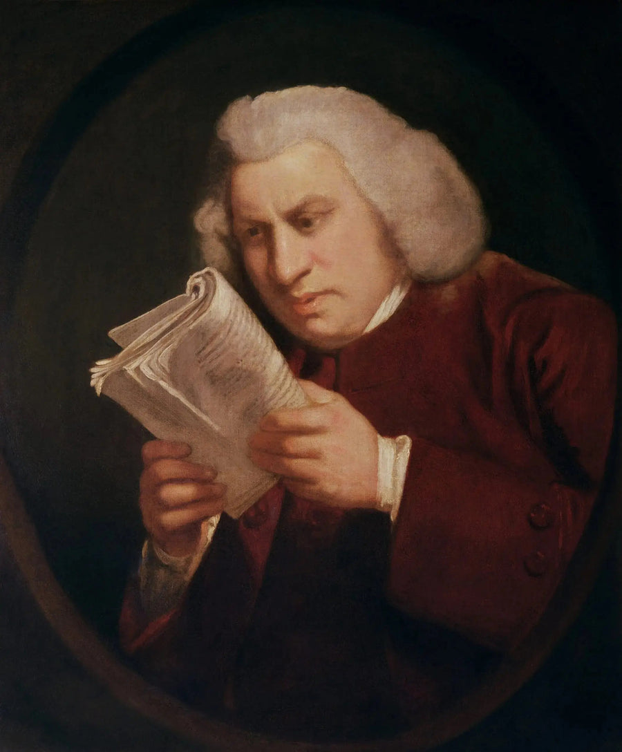 Portræt af Samuel Johnson - Joshua Reynolds
