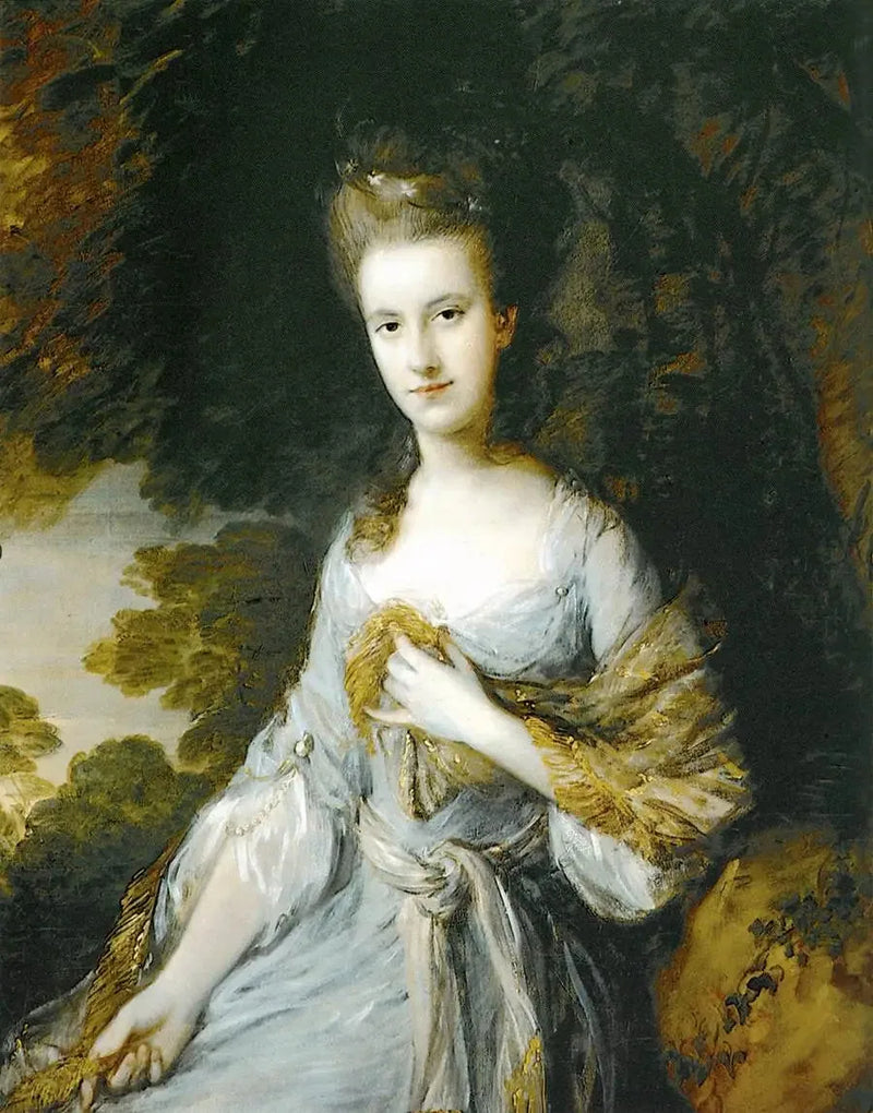 Portræt af Sarah Buxton - Thomas Gainsborough