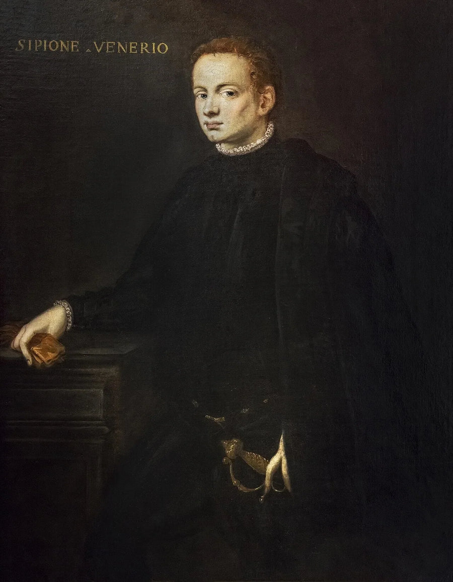 Portræt af Scipio Venerius - Jacopo Tintoretto