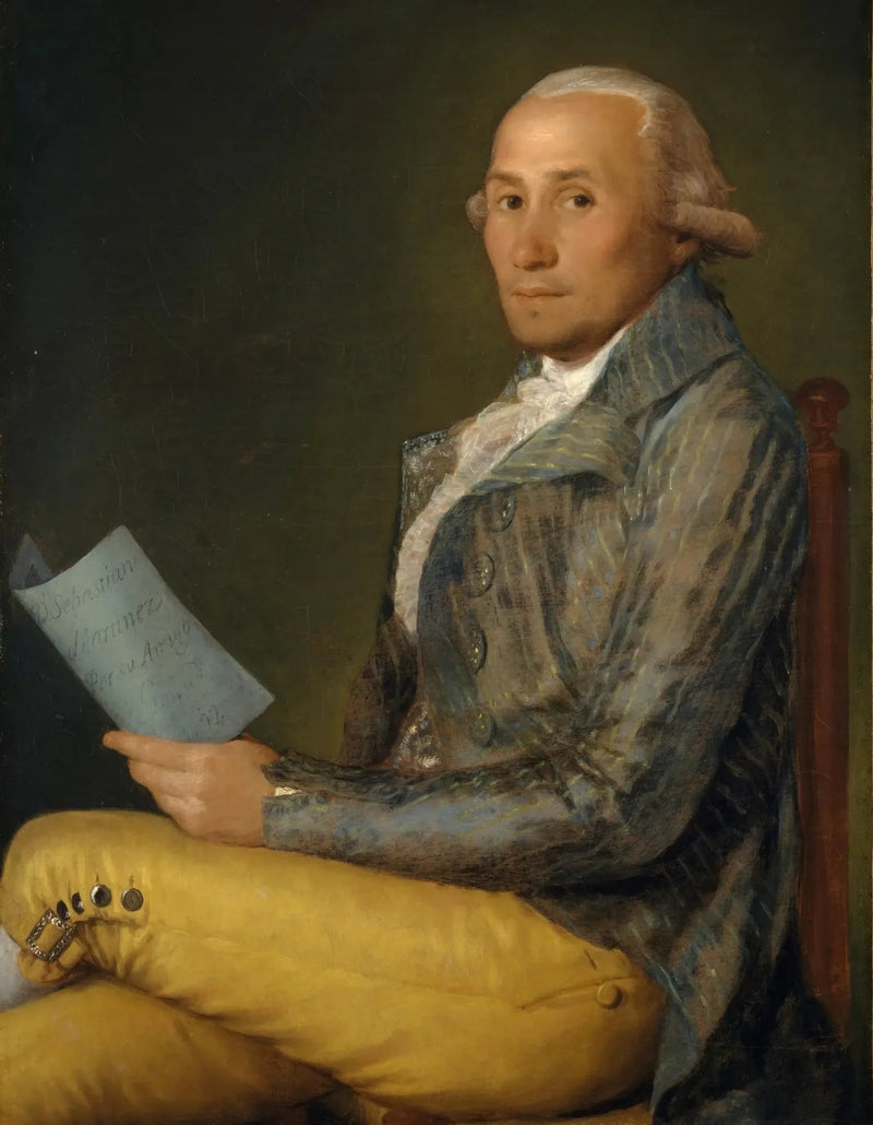 Portræt af Sebastián Martínez y Pérez - Francisco de Goya