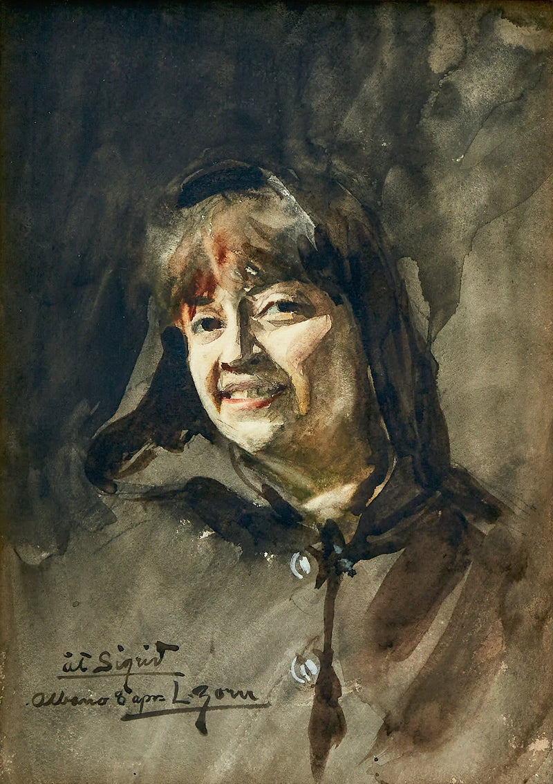 Sigrid Weber-portræt - Anders Zorn