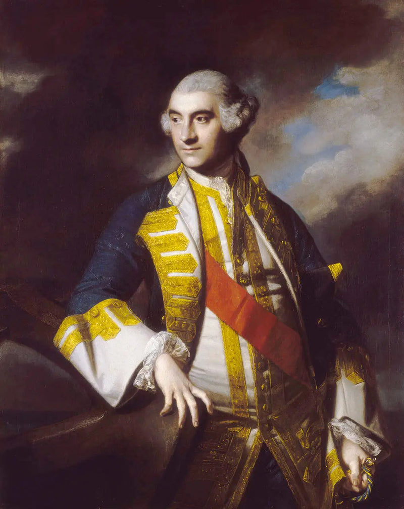 Portræt af Sir Charles Saunders (ca. 1715-1775) - Joshua Reynolds