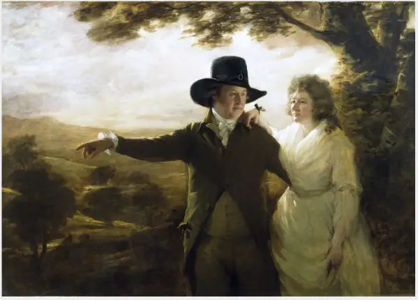 Portræt af Sir John og Lady Clerk de Penicuik - Henry Raeburn
