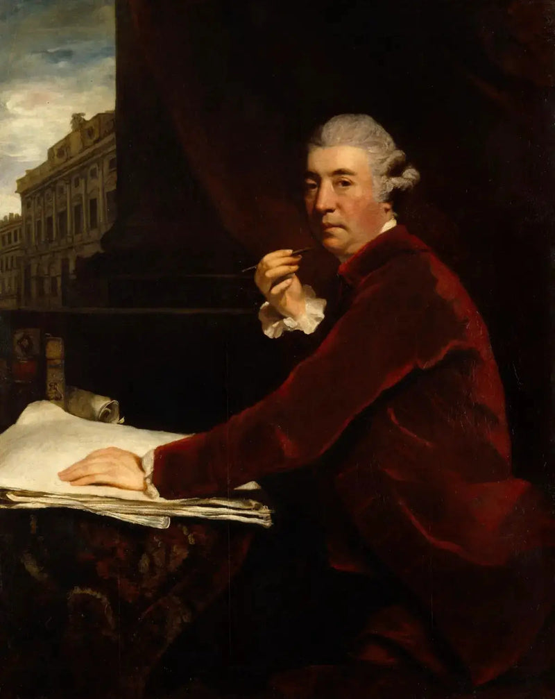 Portræt af Sir William Chambers - Joshua Reynolds