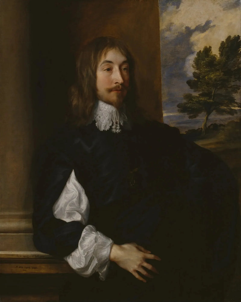 Portrait af Sir William Killigrew - Antoine van Dyck