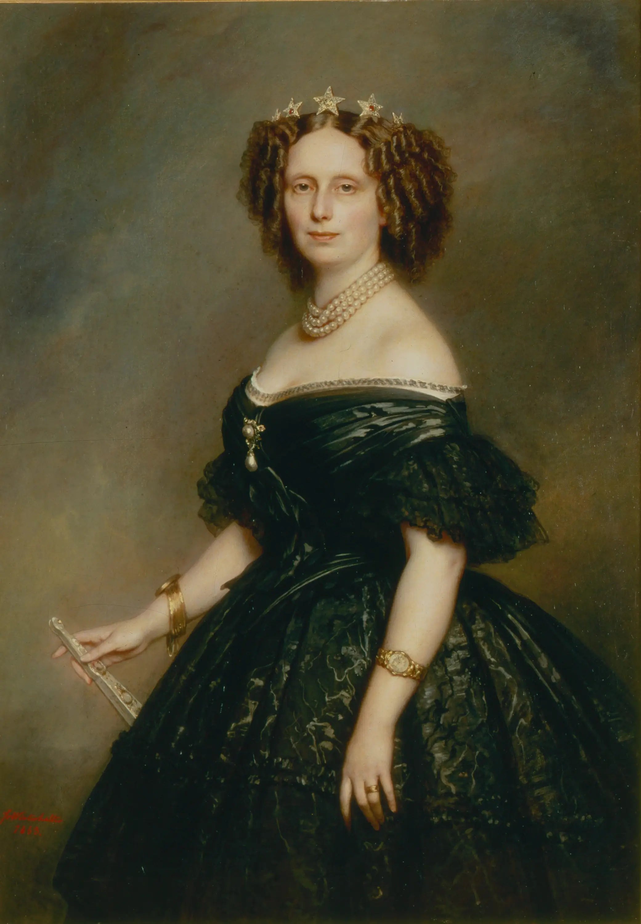 Portrait de Sophie de Wurtemberg (1818–1877) reine des Pays-Bas - Franz Xaver Winterhalter - Alpha Reproduction