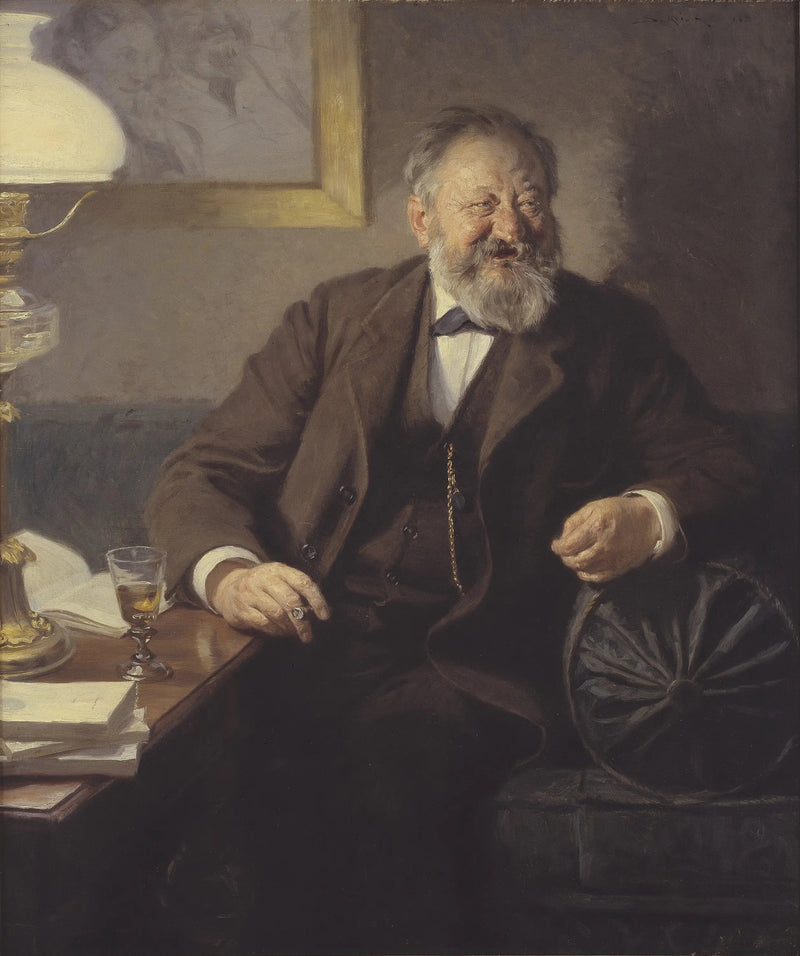 Sophus Schandorph portræt - Peder Severin Krøyer