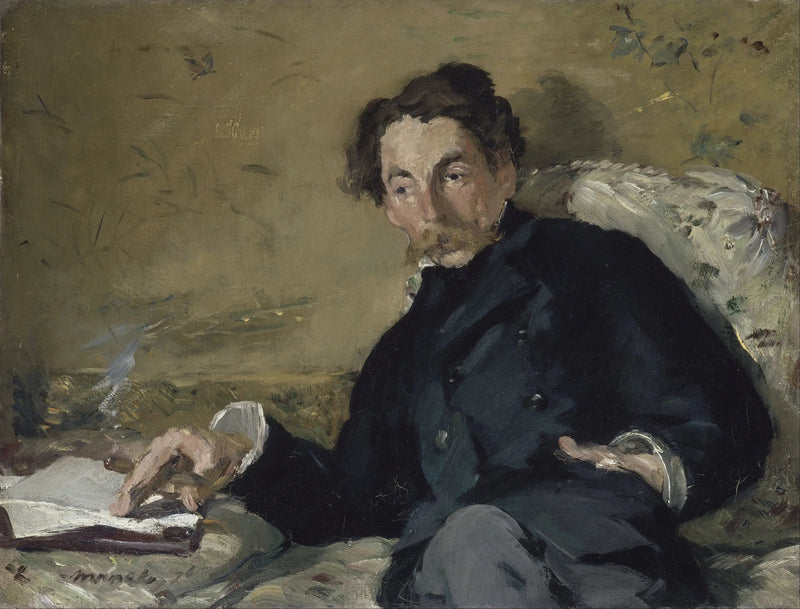 portræt af Stéphane Mallarmé - Édouard Manet