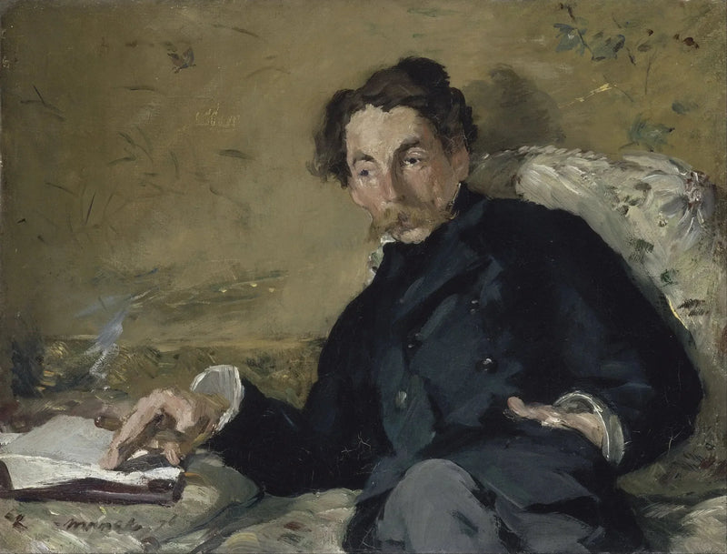 portræt af Stéphane Mallarmé - Édouard Manet