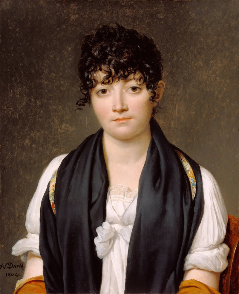 Portræt af Suzanne Le Peletier de Saint-Fargeau - Jacques-Louis David