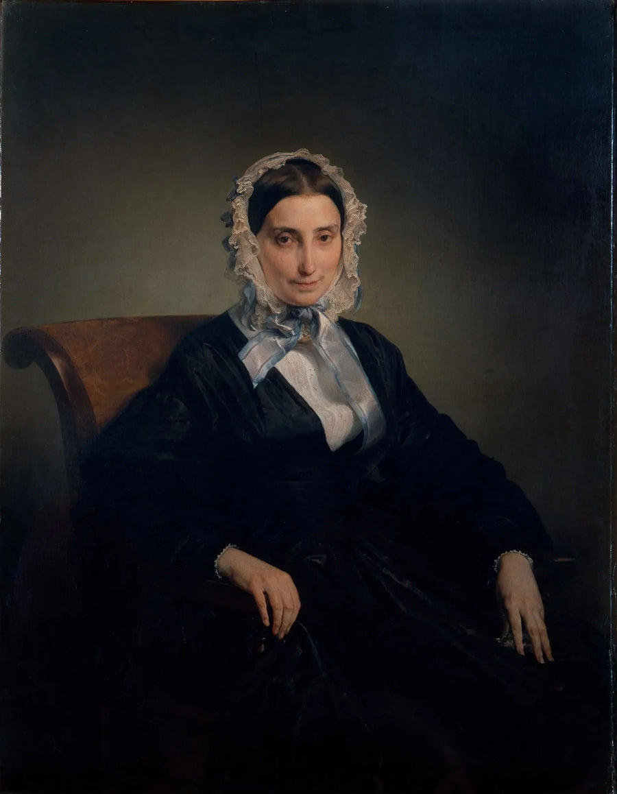 Portræt af Teresa Manzoni Stampa Borri - Francesco Hayez